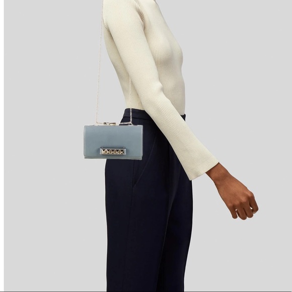 *SOLD* Valentino Va Va Voom Small Blue Crossbody Bag - Picture 4 of 9